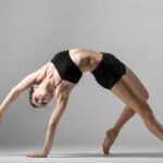 Vinyasa yoga flow with seamless transition between postures