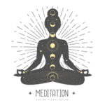 Meditation session with focused breath awareness and stillnessMeditation session with focused breath awareness and stillness