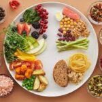 Ayurvedic herbs and food journal for daily holistic diet planning