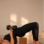 Home yoga and fitness workout program