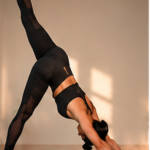 Yoga mobility exercises with fitness accessories