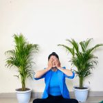 eye relaxation yoga practice