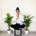 healthy desk yoga practice